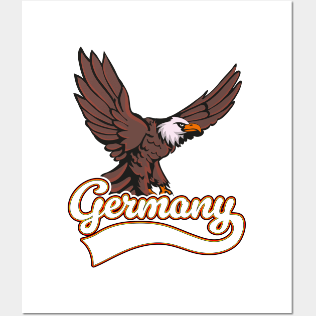 Germany Eagle logo Wall Art by nickemporium1